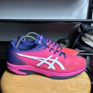 ASICS solution speed ff pink purple